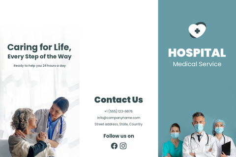 Professional Hospital Brochure Template