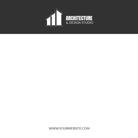 Modern Black and White Post-It Notes Template
