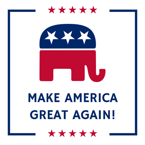 Make America Great Again Sign Template