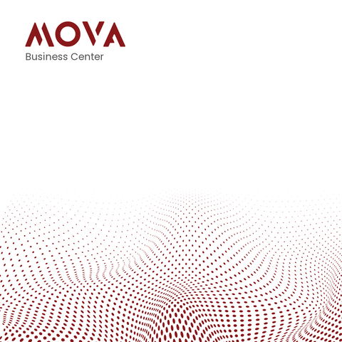 Red and White Business Center Post-It Notes Template