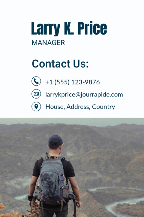 Adventure Services Business Card Template