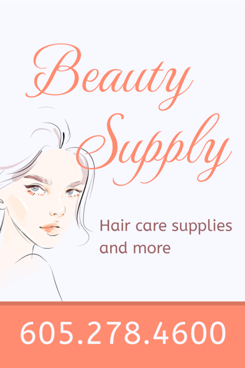 Woman Sketch Beauty Supply and Hair Care Salon Template