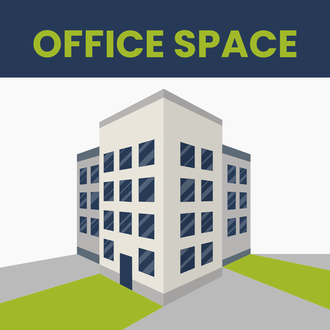 Illustrated Office Building Property Sign Template