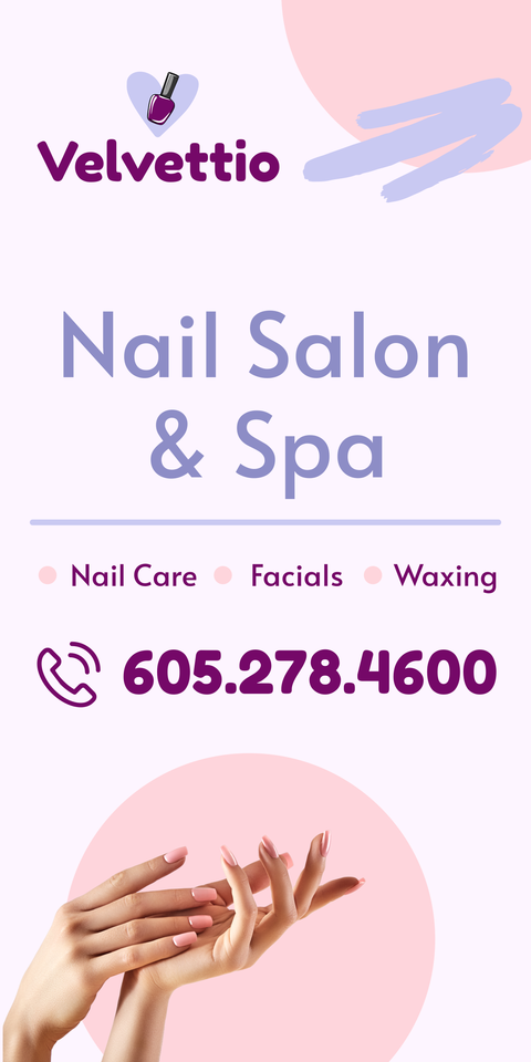 Nail Salon and Spa Sign Template