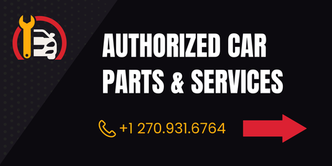 Car Parts and Services With Contact Info Sign Template