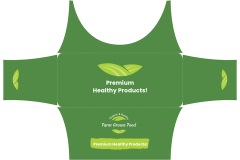Branded Green Eco Products Company Table Cover Template