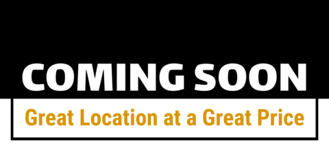 Black and White Coming Soon with a Slogan Sign Template