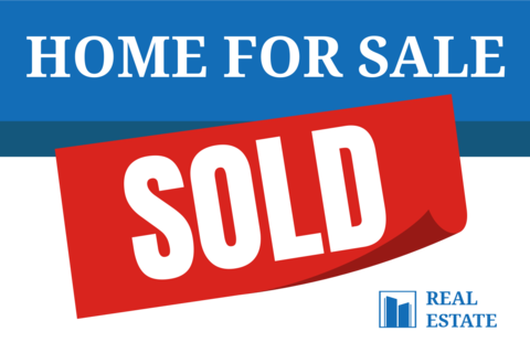 Home For Sale Sold Property Sign Template
