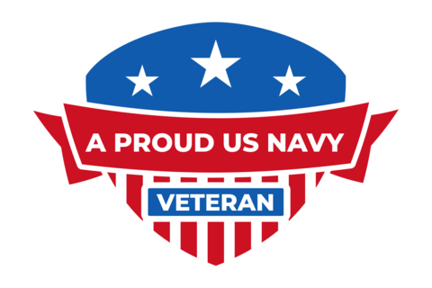 Veterans Day Emblem With Note Template