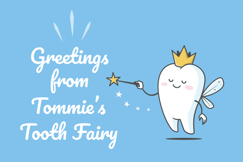 Unique Tooth Fairy First Tooth Party Sign Template