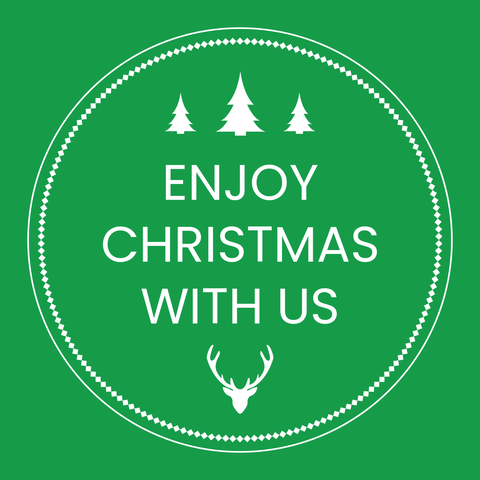 Customizable Christmas related sign template