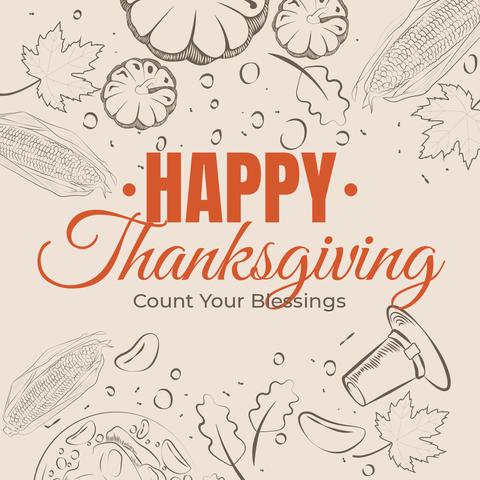 Fall Harvest on Thanksgiving Day Sign Template