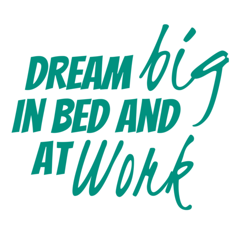 Dream Big Quote With Pronounced Letters Template