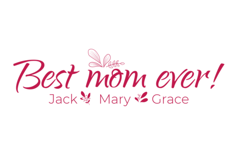 Pink Mother's Day Quote Sign Template