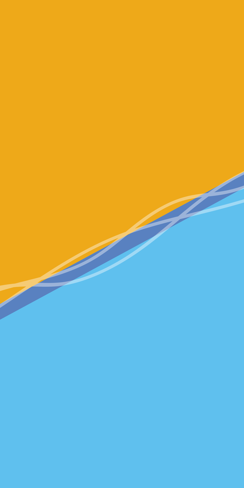 Creative Blue and Yellow Abstract Art Sign Template