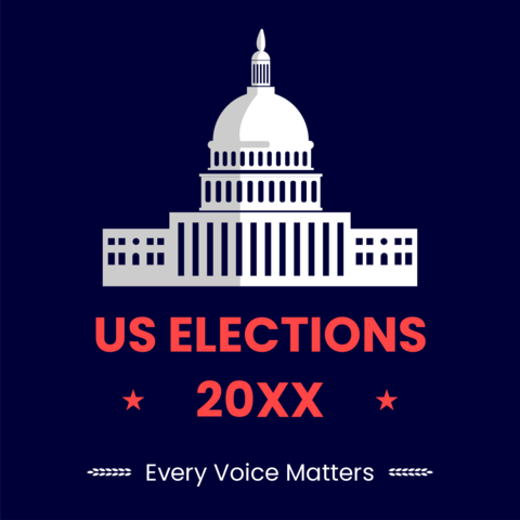 Elections Every Voice Matters Capitol Building Template
