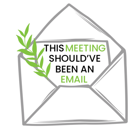 Open Envelope With a Funny Letter Template