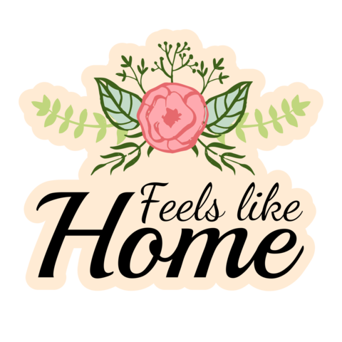 Sweet Message With Floral Elements Template