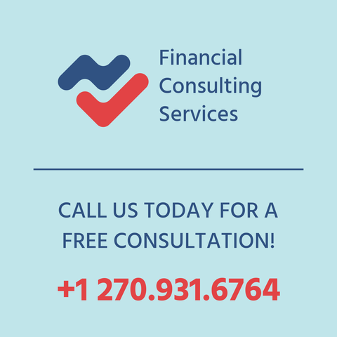 Financial Consulting Services With Lines Sign Template