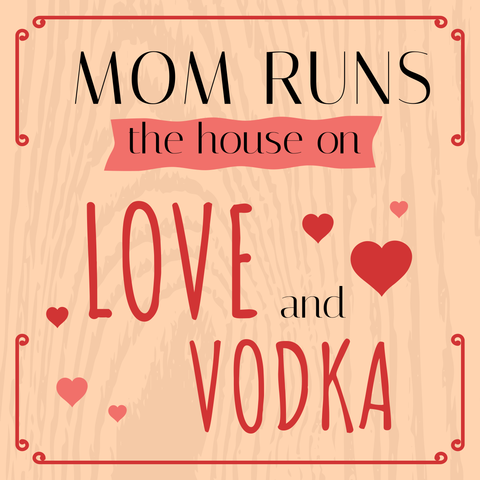 Wooden Background Style Mother's Day Quote Sign Template