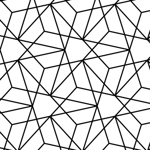 Black and White Geometric Art Sign Template