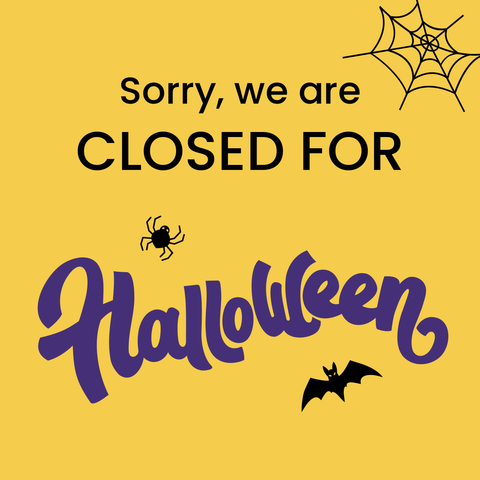 Halloween Closed Sign Template