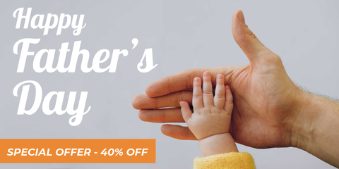 Congratulatory Happy Father's Day Sale Template