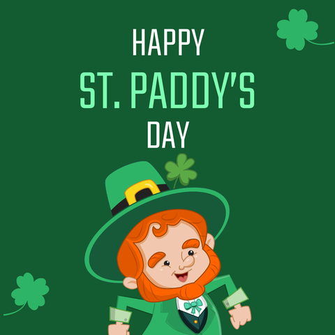 Shamrock and Leprechaun-Spirited St. Paddy's Day Template