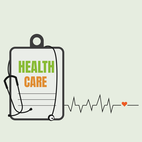 Medical Clipboard and Stethoscope Icons Healthcare Template