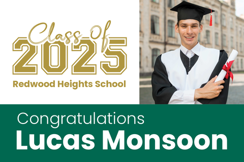 Green and White Congratulations Graduation Template