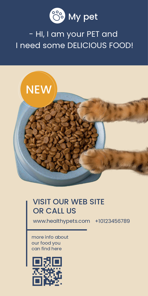 My Pet Advertising Sign Template