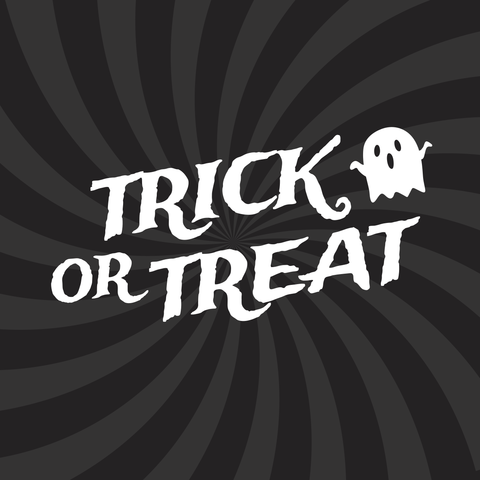 Black and Gray Spiral Background Halloween Quote Template
