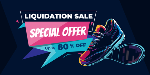 Liquidation Sale Special Offer With Product Image Template