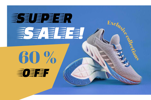 Exclusive Collection Super Sale Sign Template