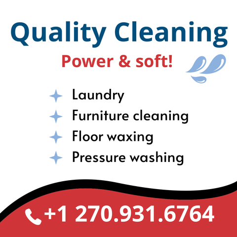 Quality Cleaning Service Advertising Sign Template