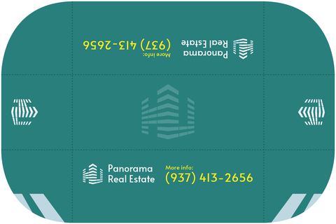 Real Estate Logo for Branding Table Throw Template