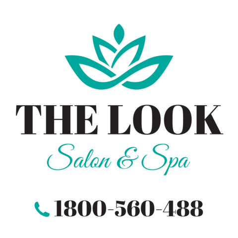 Turquoise Water Lily Salon and Spa Logo Sign Template