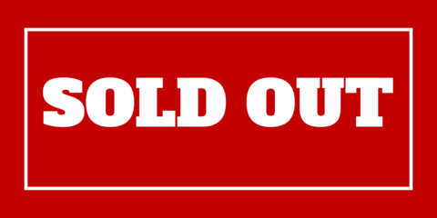 Sold Out Red and White Lined Property Template