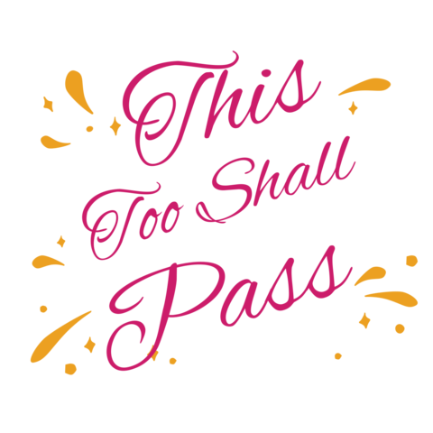 Striking Motivational Quote With Sparkles Template