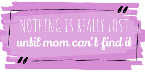 Lilac Brush Stroke Element With a Mom Quote Template