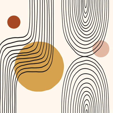 Minimalistic and Artsy Ornaments Sign Template