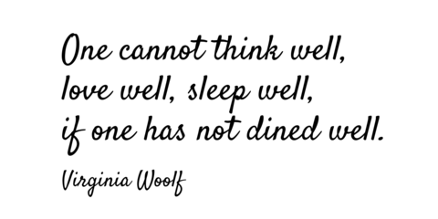 Creative Virginia Woolf Quote Sign Template