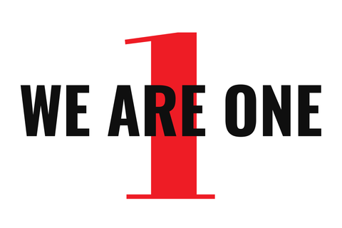 Red and Black We Are One Political Protest Template