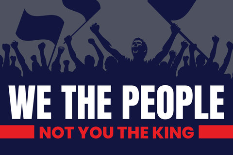 Vibrant We the People Protest Sign Template