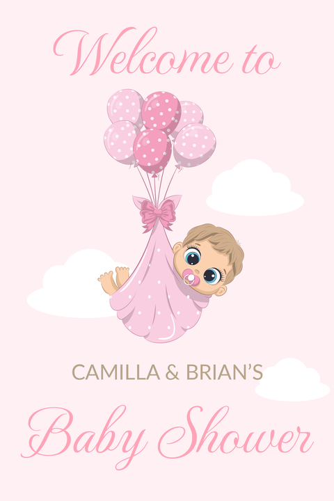 Welcome to Baby Shower Sign Template