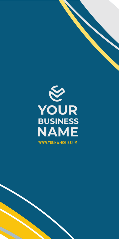 Your Business Name With Logo and Website Sign Template
