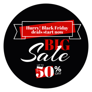 Black Friday Sale Special Huge Discount Sale Sign 24x72