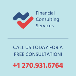 Financial Consulting Service signage template