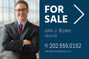 For Sale realtor sign template